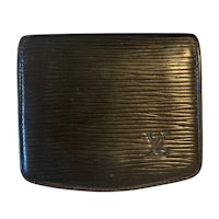 louis vuitton coin purse in black