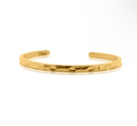 hammered gold cuff bracelet